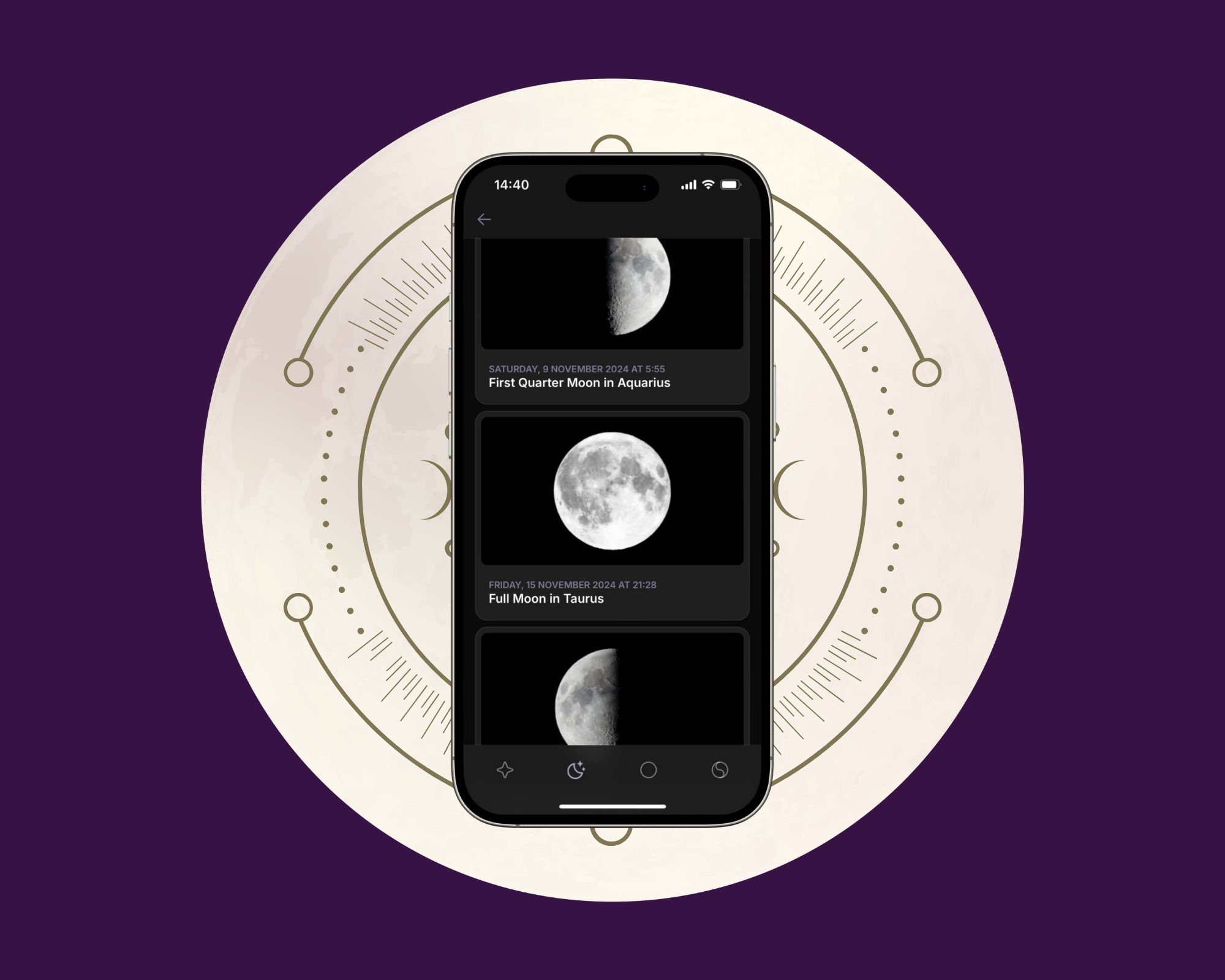 Cosmoplanner 2025 Moon Planner